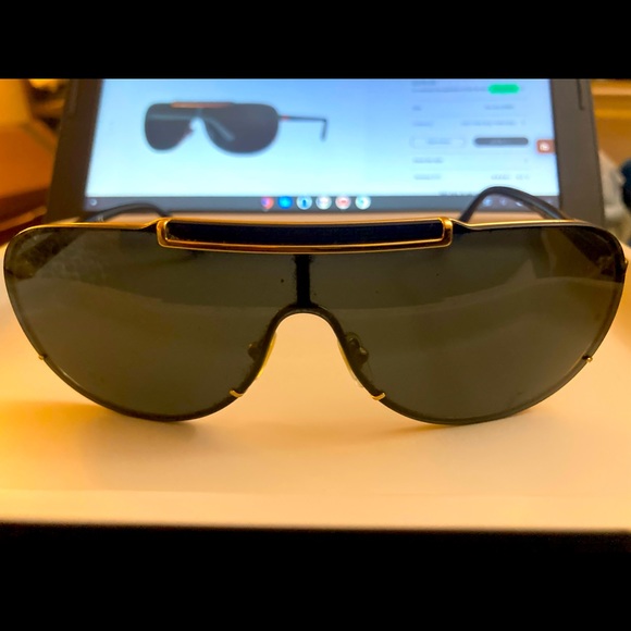 Versace aviator shades